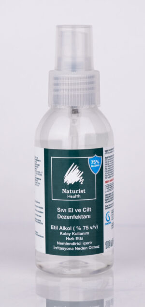 Naturist Health Alkol Bazlı Sıvı El ve Cilt Dezenfektanı 100 ml Spray