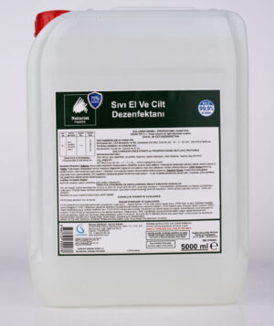 Naturist Health Alkol Bazlı Sıvı El ve Cilt Dezenfektanı 5000 ml Bidon